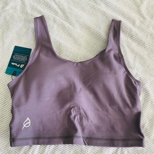 PTula cropped bra tank top purple sz medium